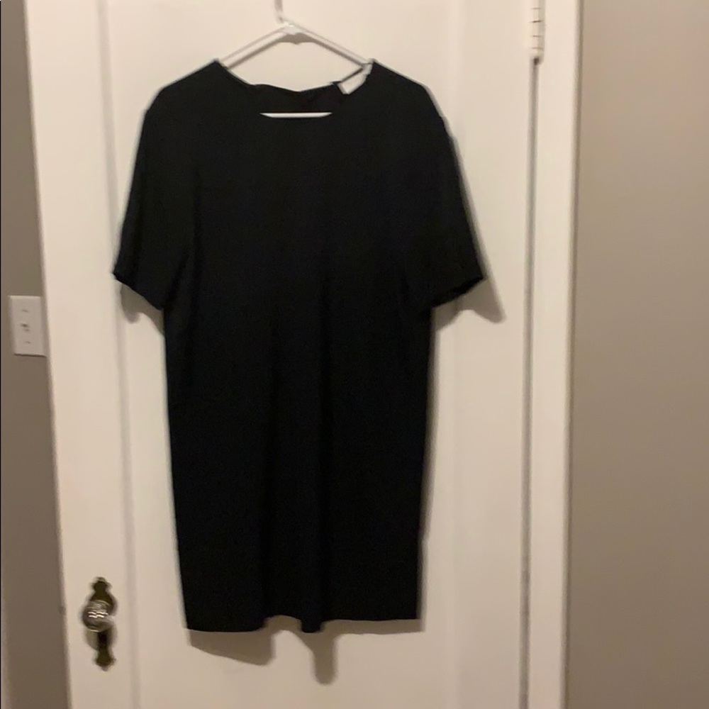 Everlane Japanese GoWeave Zip Dress, Black, Size 4